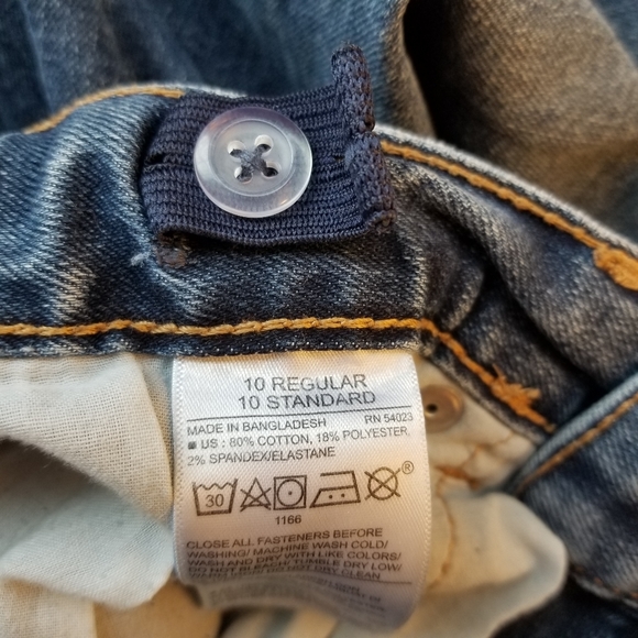 Girls Old Navy Sz 10 regular skinny jeans - Picture 5 of 8